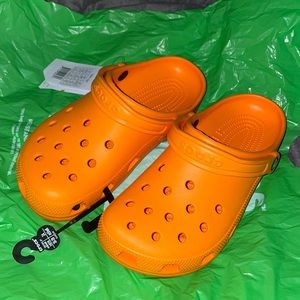 Orange Crocs